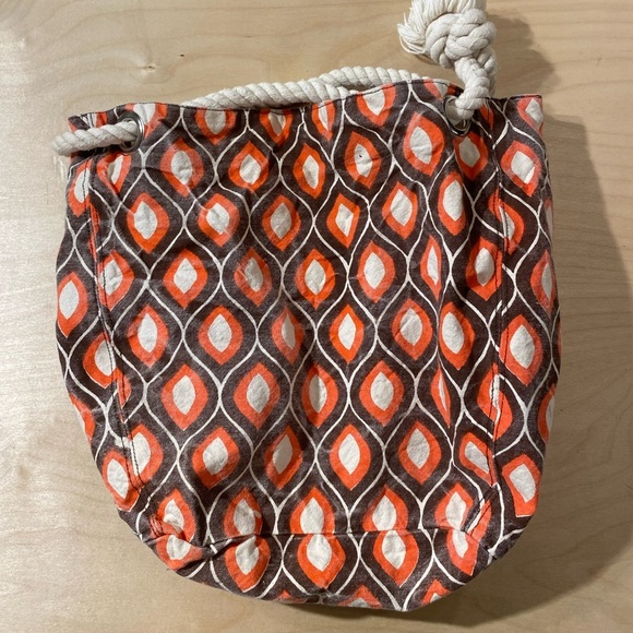 Be For Bag Orange Patterned Bag (MV) - Picture 4 of 8